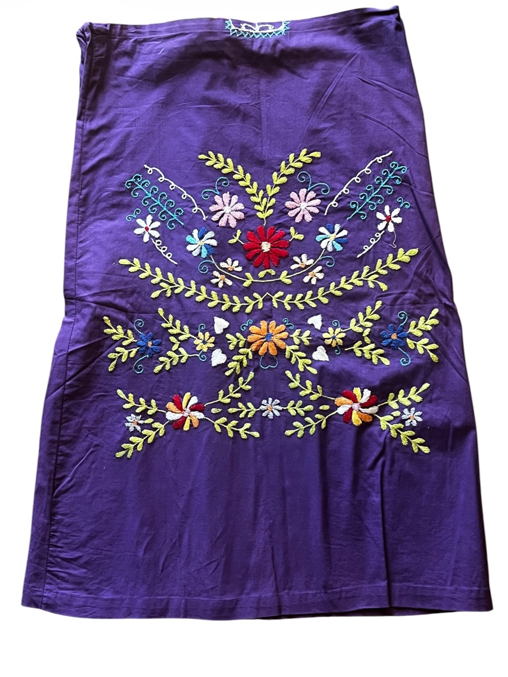 NWT Y2K Purple Embroidered Cotton Skirt from deLia’s size XS